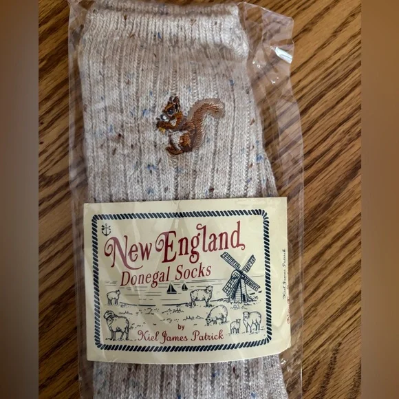 NIB Kiel James Patrick Squirrel Donegal Socks - Picture 2 of 6